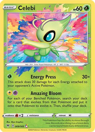 Celebi 009 - Holofoil - Amazing Rare
