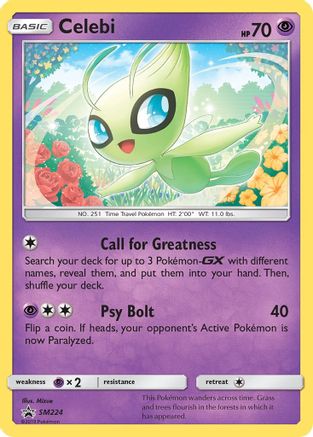 Celebi SM224 - Holofoil - Promo