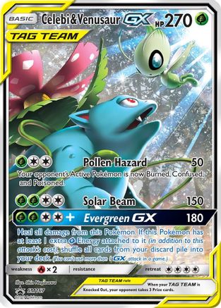 Celebi & Venusaur GX SM167 - Holofoil - Promo