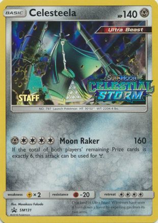 Celesteela - SM131 (Prerelease) [Staff]  - Holofoil - Promo