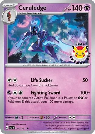Ceruledge (Pokemon Day 2024) 040/091 - Holofoil - Promo