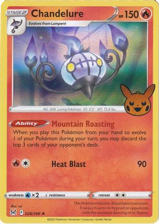 Chandelure 026  - Holofoil - Holo Rare