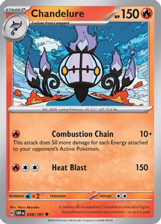 Chandelure 038 - Uncommon