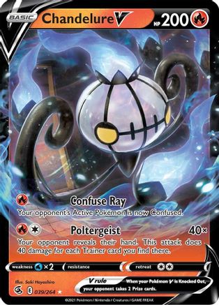 Chandelure V 039 - Holofoil - Ultra Rare