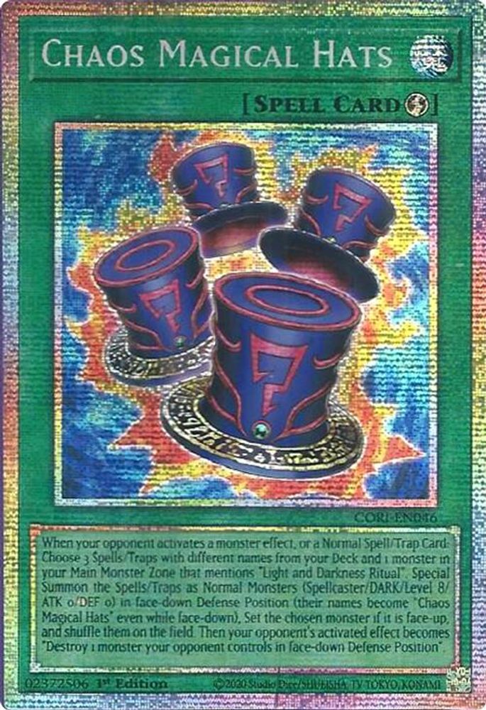 Chaos Magical Hats (Starlight Rare) (CORI-EN046) - Starlight Rare