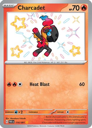 Charcadet 114/091 - Holofoil - Shiny Rare