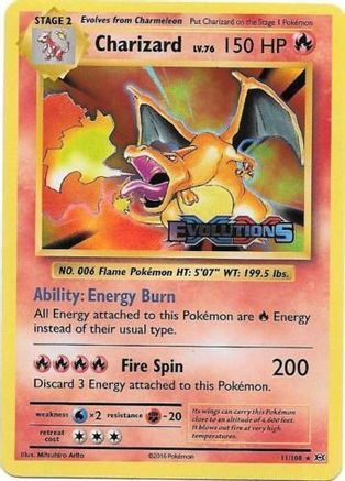 Charizard (XY Evolutions Prerelease) - Holofoil - Promo
