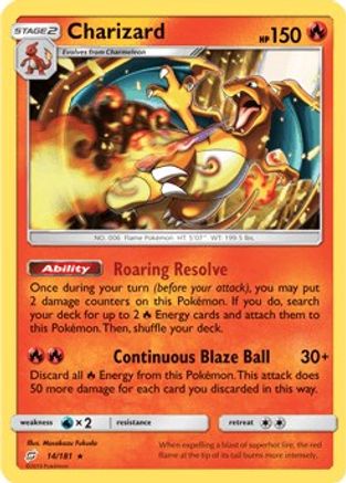 Charizard - 14/181 (SM Team Up)/181 - Holofoil - Holo Rare