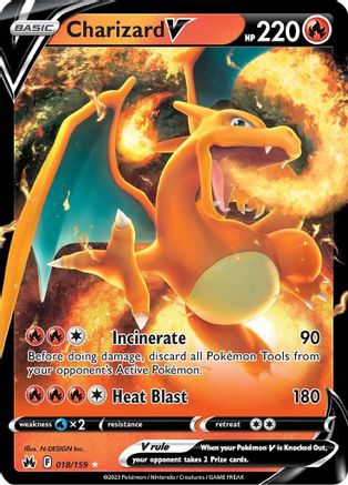 Charizard V 018 - Holofoil - Ultra Rare