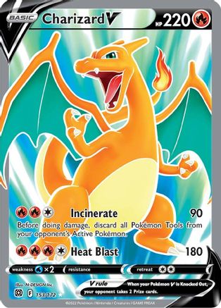 Charizard V (Full Art) 153 - Holofoil - Ultra Rare