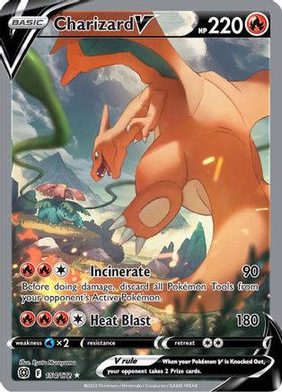 Charizard V (Alternate Full Art) 154 - Holofoil - Ultra Rare