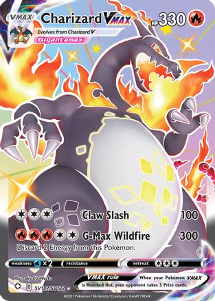 Charizard VMAX SV107 - Holofoil - Shiny Holo Rare