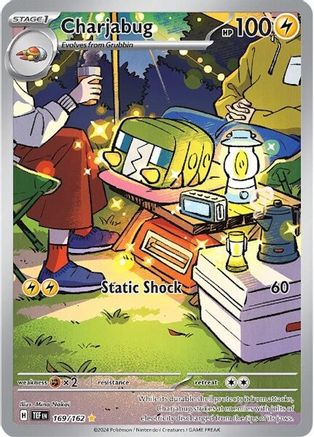 Charjabug 169/162 - Holofoil - Illustration Rare