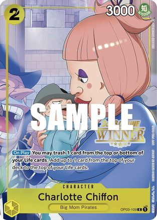 Charlotte Chiffon (Online Regional 2023) [Winner] (OP03-109) - Promo
