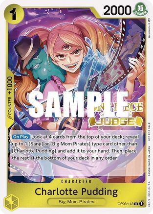 Charlotte Pudding (Judge Pack Vol. 2) (OP03-112) - Promo