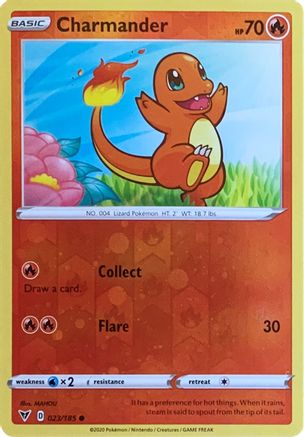 Charmander (Reverse Cosmos Holo) 023/185 - Reverse Holofoil - Promo