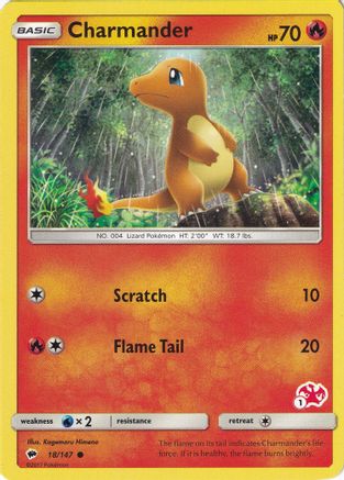 Charmander - 18/147 (#1 Charizard Stamped)/147 - Promo