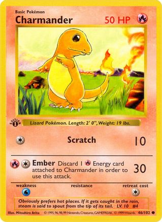 Charmander 046 - 1st Edition - Common