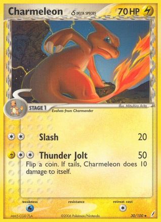 Charmeleon (Delta Species) 030 - Reverse Holofoil - Uncommon