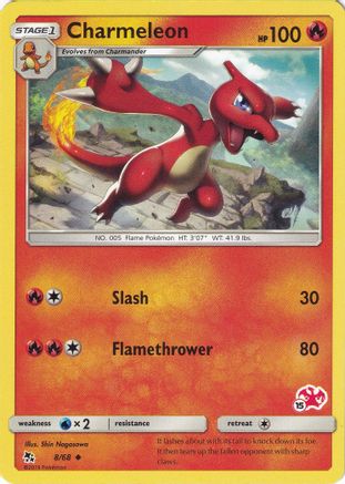 Charmeleon (#15 Charizard Stamped) 008/068 - Promo