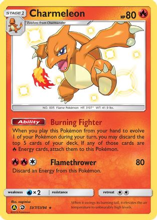 Charmeleon SV7 - Holofoil - Shiny Holo Rare