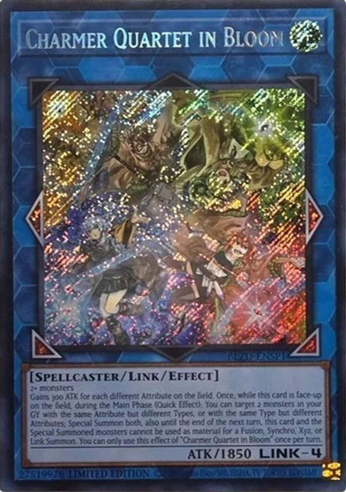 Charmer Quartet in Bloom (Secret Rare) (BLZD-ENSP1) - Secret Rare