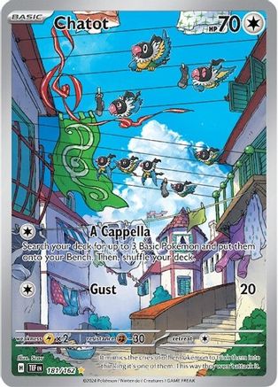 Chatot 181/162 - Holofoil - Illustration Rare