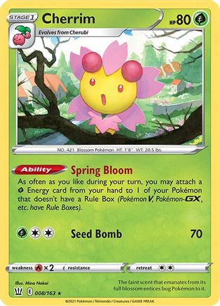 Cherrim 008 - Holofoil - Holo Rare