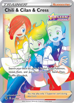 Chili & Cilan & Cress (Secret) 273 - Holofoil - Secret Rare