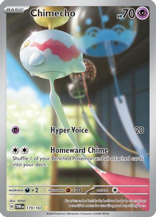 Chimecho 179/167 - Holofoil - Illustration Rare