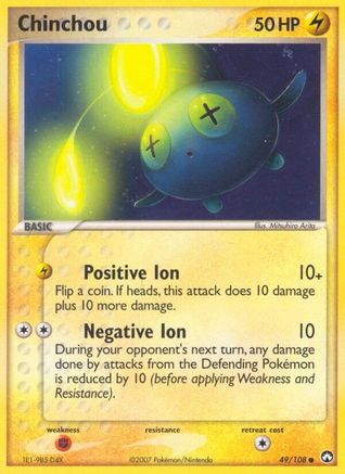 Chinchou - Reverse Holofoil - Common