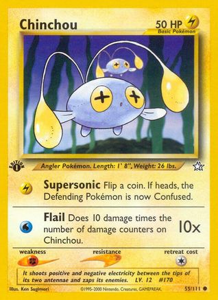 Chinchou 055 - 1st Edition - Common