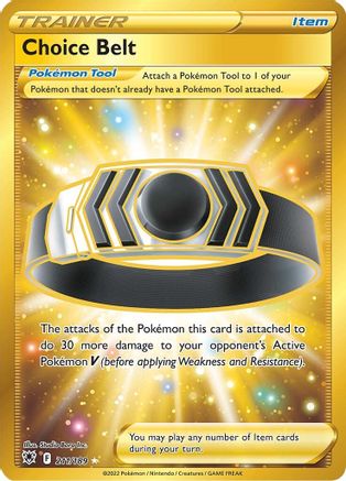 Choice Belt (Secret) 211 - Holofoil - Secret Rare