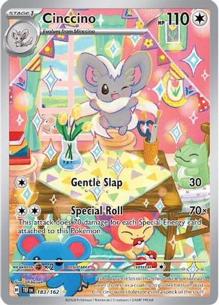 Cinccino 183/162 - Holofoil - Illustration Rare