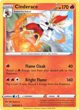 Cinderace (036) (036) 036 - Rare