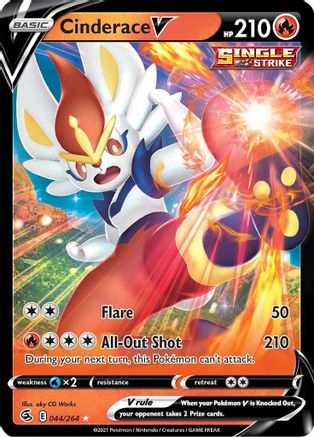 Cinderace V (44) (44) 044 - Holofoil - Ultra Rare