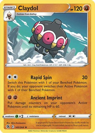 Claydol 145 - Rare