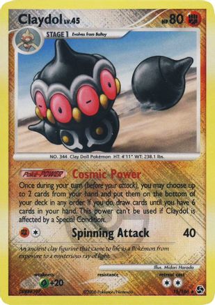 Claydol (League Promo) 015/106 - Reverse Holofoil - Promo