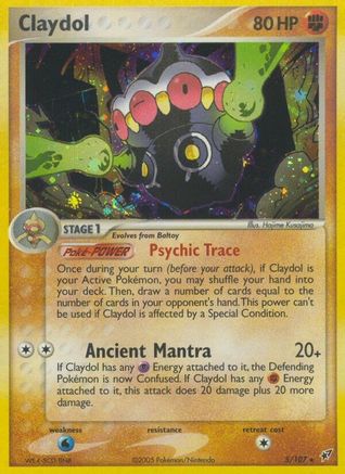 Claydol - Reverse Holofoil - Holo Rare