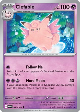 Clefable 036 - Uncommon