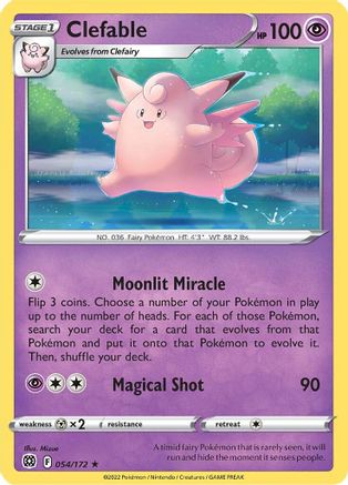 Clefable 054 - Rare