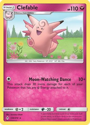 Clefable 133 - Rare