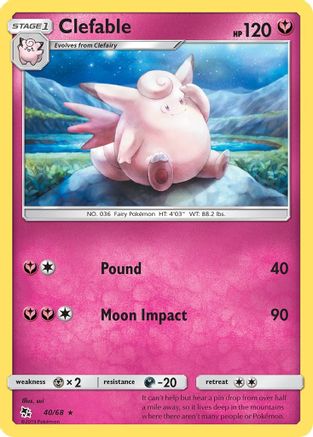 Clefable 040 - Rare