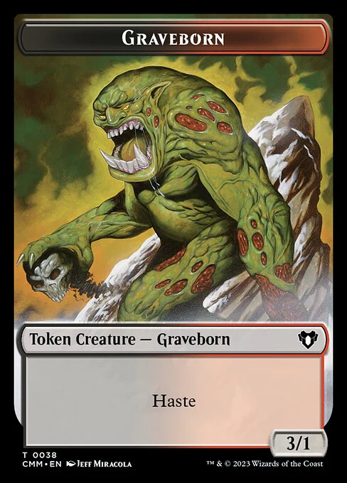 Clue // Graveborn Double-Sided Token [Commander Masters Tokens] - Image 2