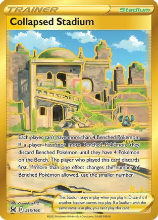 Collapsed Stadium (Secret) 215 - Holofoil - Secret Rare