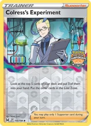 Colress's Experiment (Regional Championships) - Reverse Holofoil - Promo