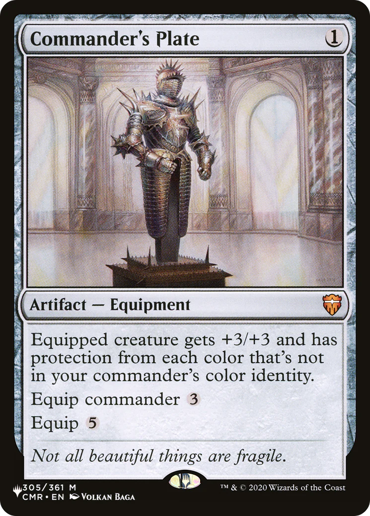 Commander's Plate (LIST-CMR-305) - The List