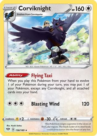 Corviknight 156 - Holofoil - Holo Rare