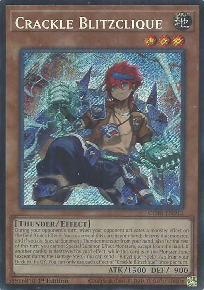 Crackle Blitzclique (CORI-EN012) - Secret Rare