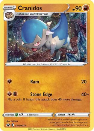 Cranidos SWSH274 - Holofoil - Promo